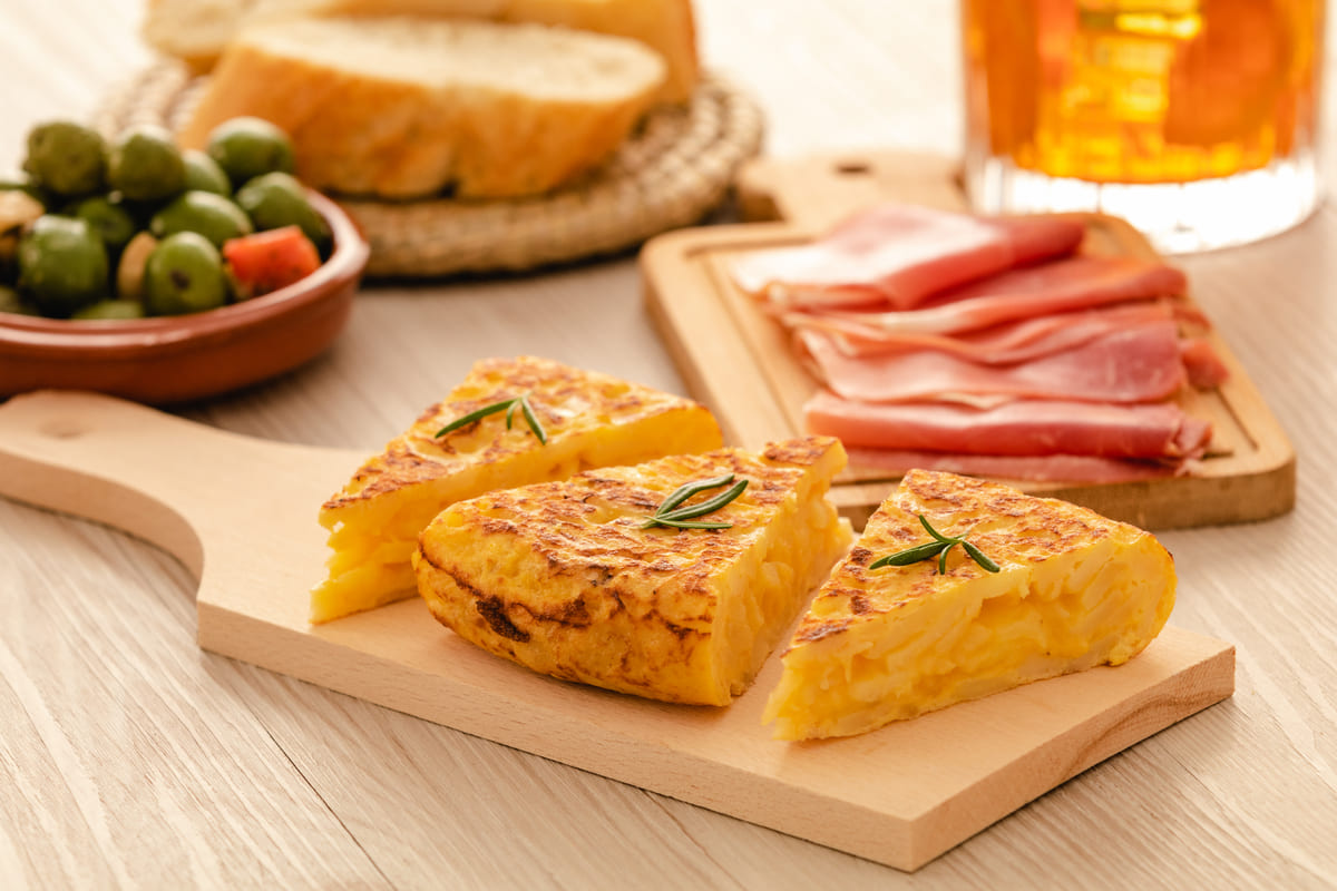 Tortilla, one the best Spanish tapas