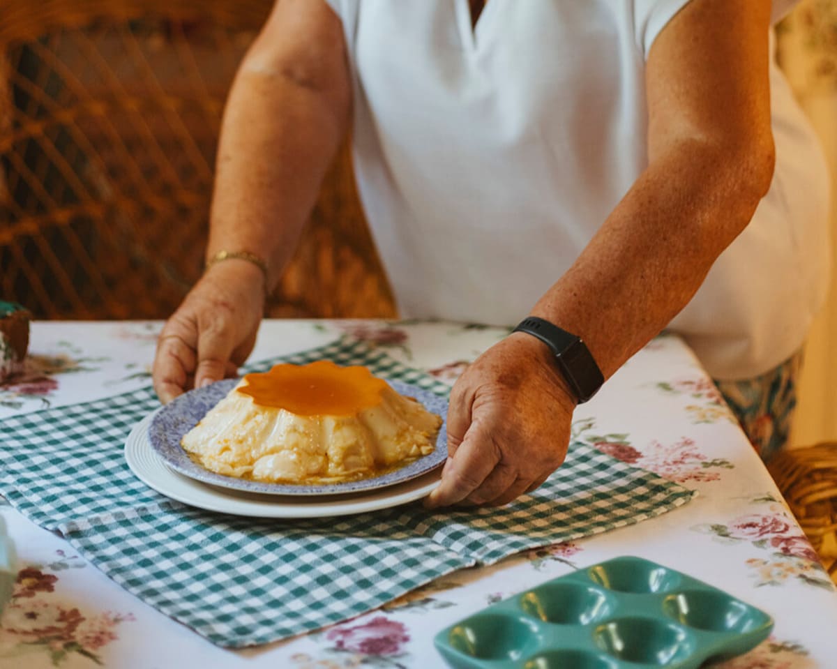 Spanish dessert: flan