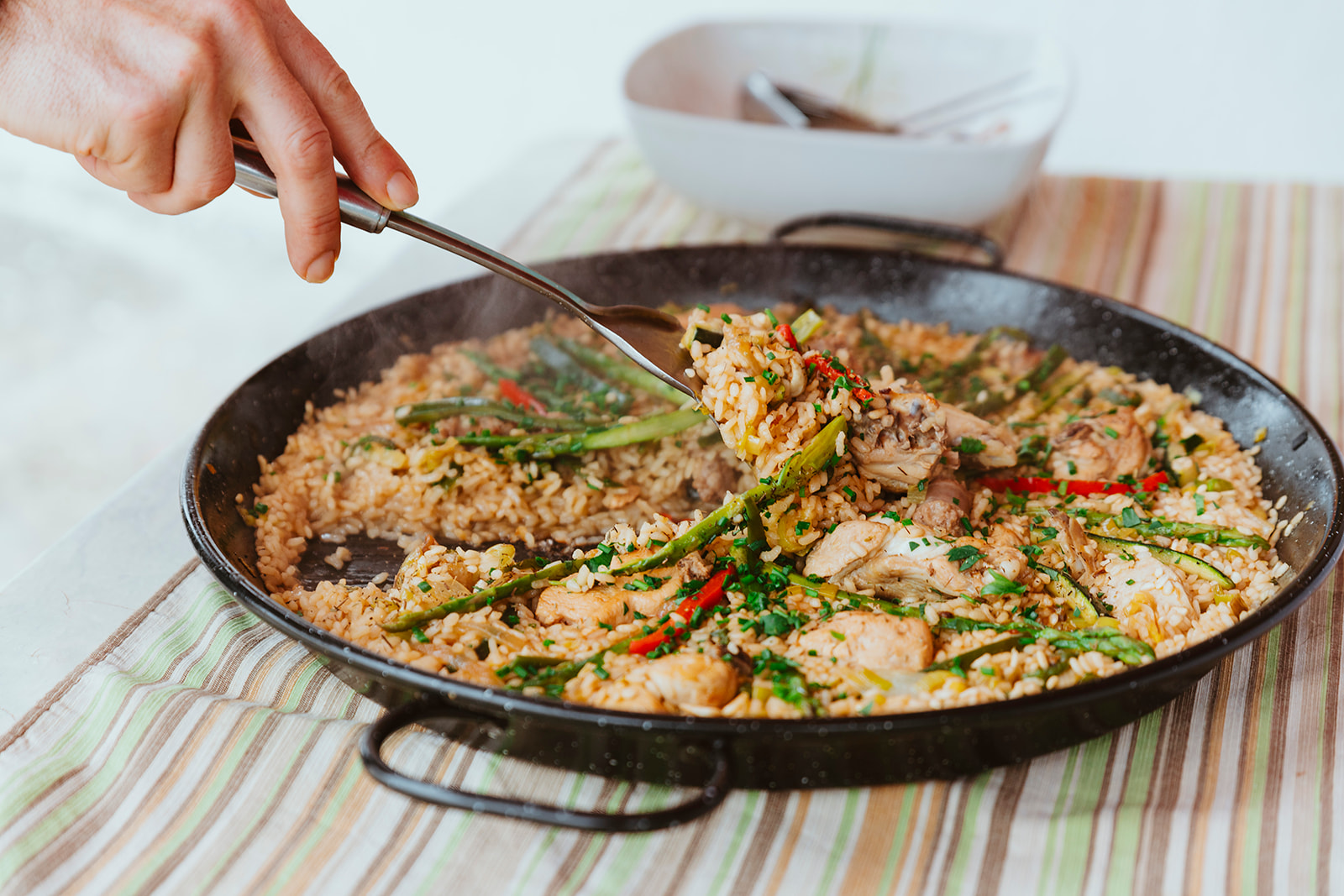 Traditional Valencian Paella