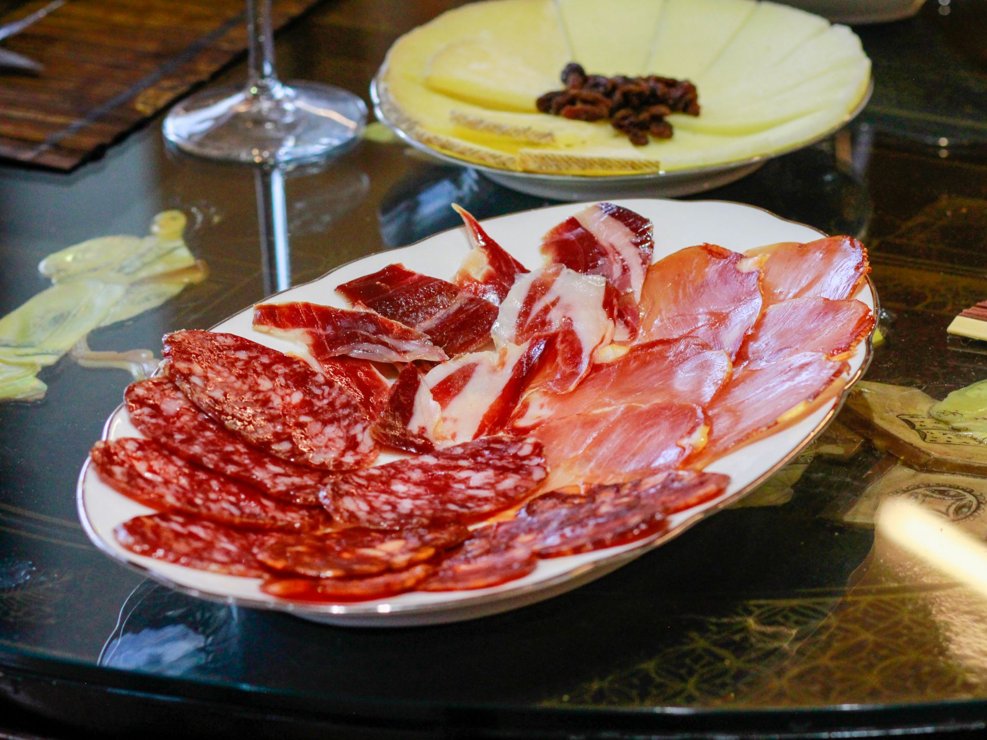 Iberian ham and Manchego cheese