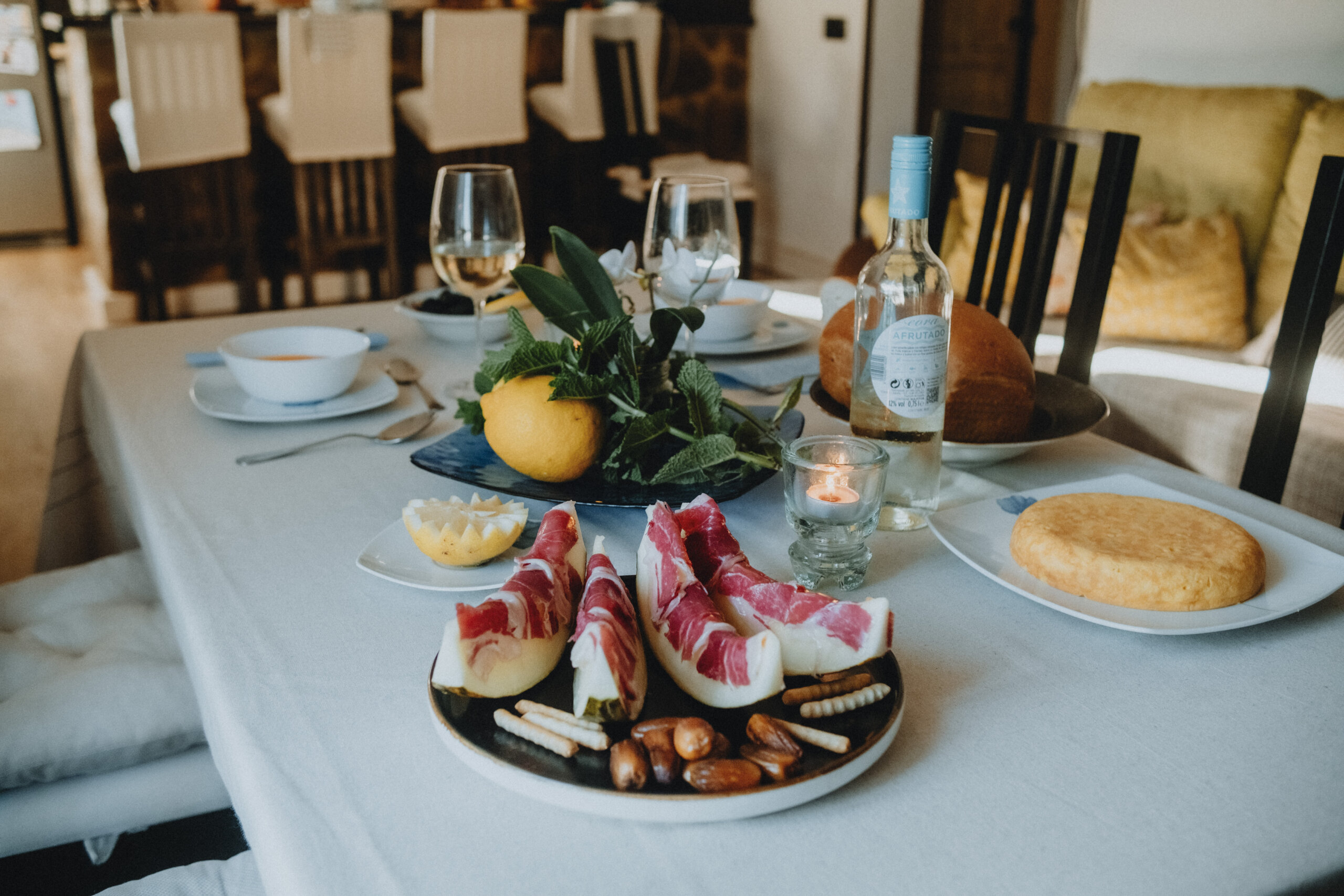 Victoria's menu in Conil is a real treat.