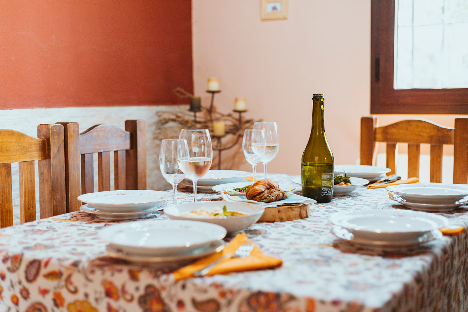 Cristina's wonderful table in Ronda