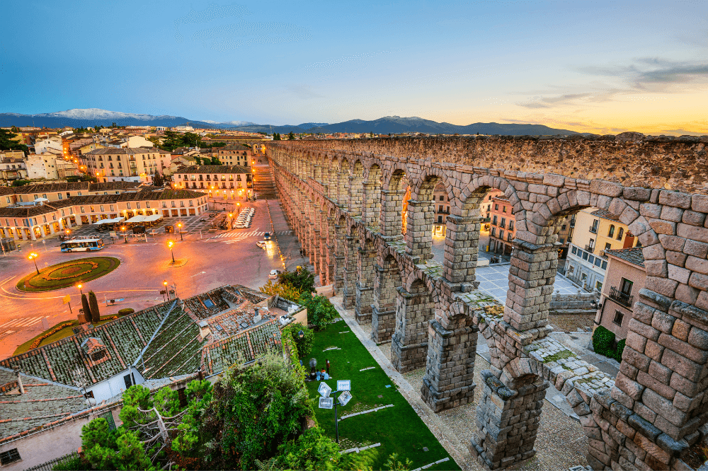 The Aqueduct of Segovia (Castile and León)