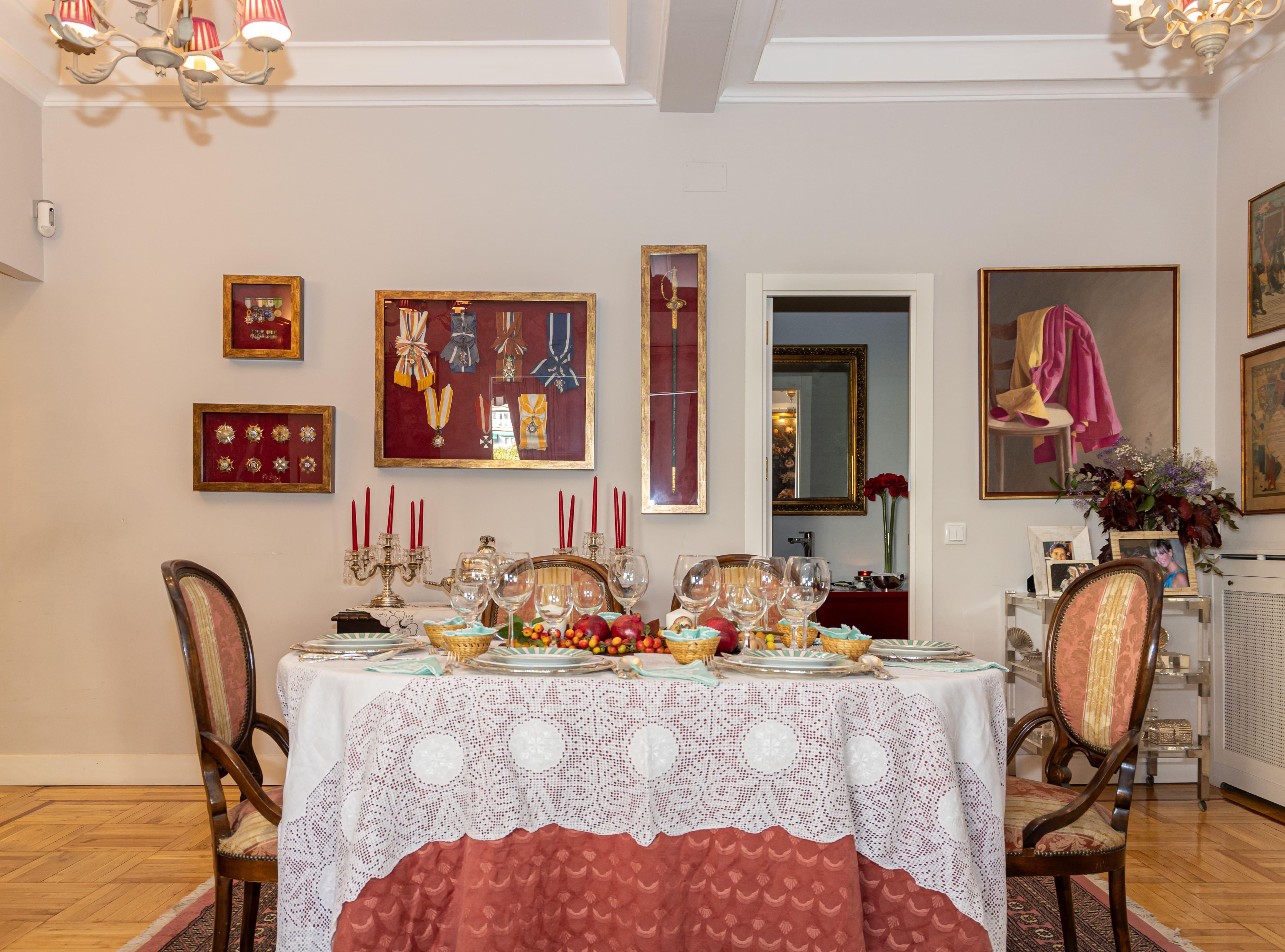 Authentic Spanish Cuisine in the House of a Spanish Bullfighter near Santiago Bernabeu